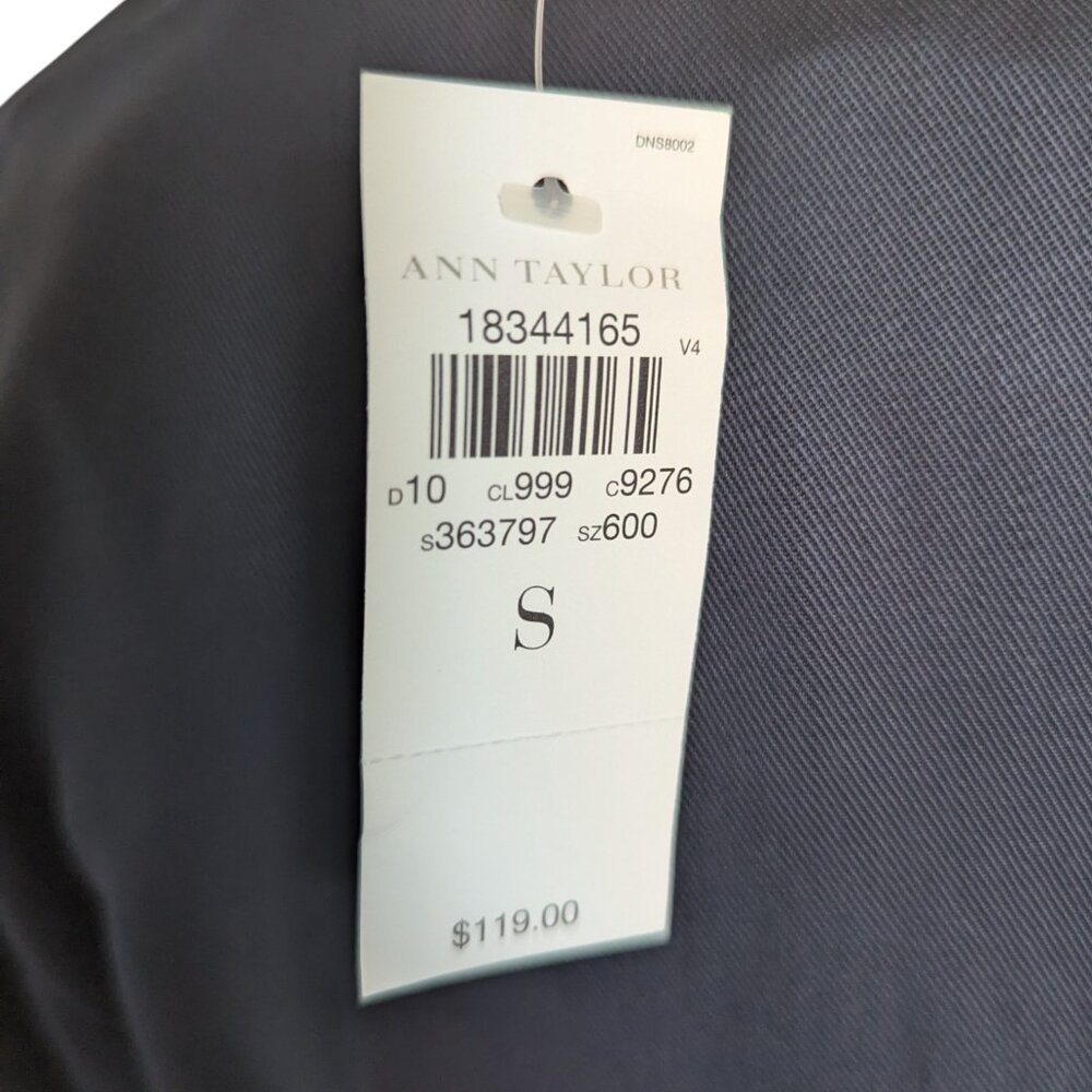 Ann Taylor Navy Popover Shirt Dress – Size Small (NWT) - Picture 5 of 6
